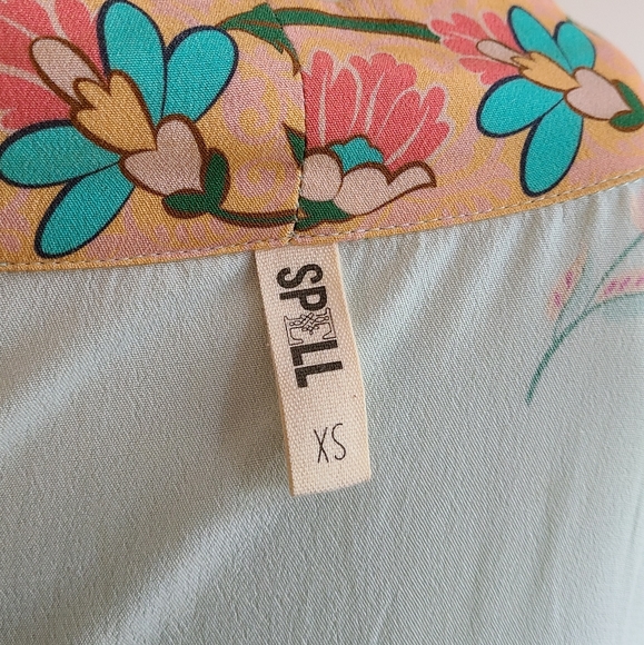 NWOT Lotus Kimono Top in Peacock - Picture 8 of 11